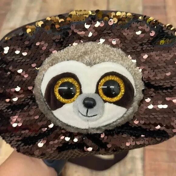 TY Dangler The Sloth Sequin Fannie Pack NWT - Picture 6 of 6